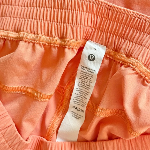 NWOT Lululemon Tear Away Mid-Rise Track Pants - Sz 8, Coral Kiss - Never Worn - Picture 5 of 13